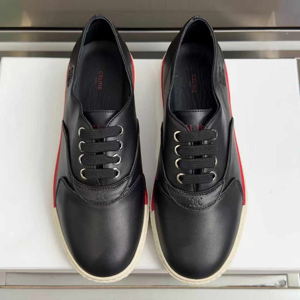 CELINE Alan Casual Sneakers — Black