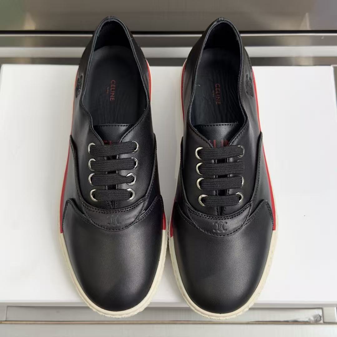 CELINE Alan Casual Sneakers — Black
