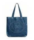 CELINE Triomphe Shoulder Bag in Blue
