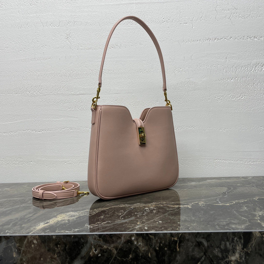 CELINE Camille Soft Calfskin Bag in Pink