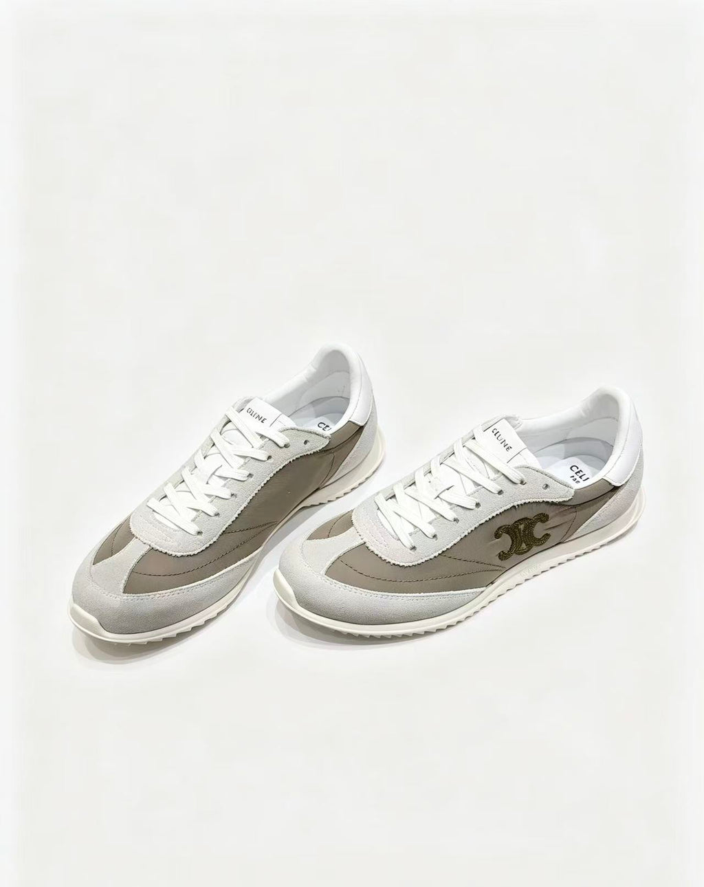 CELINE New Logo Laced Casual Sneakers
