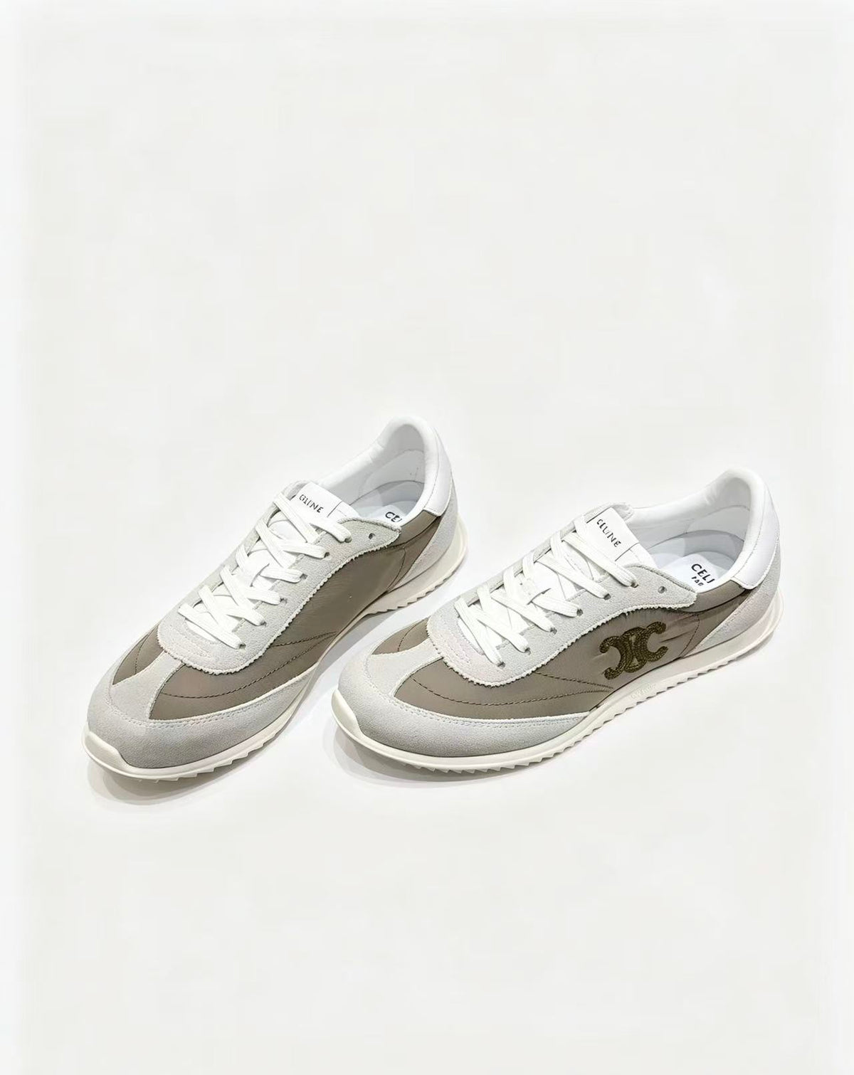 CELINE New Logo Laced Casual Sneakers