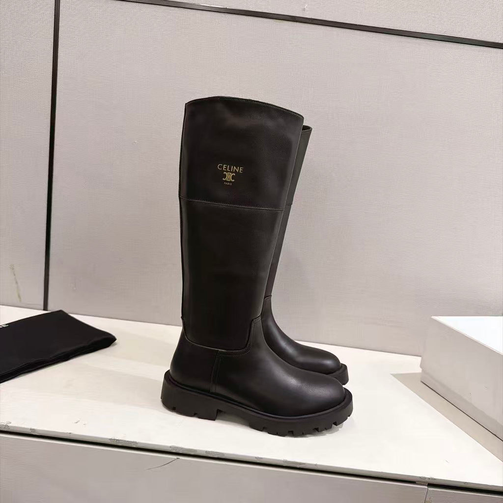 CELINE BUMARGARET High Boots — Black