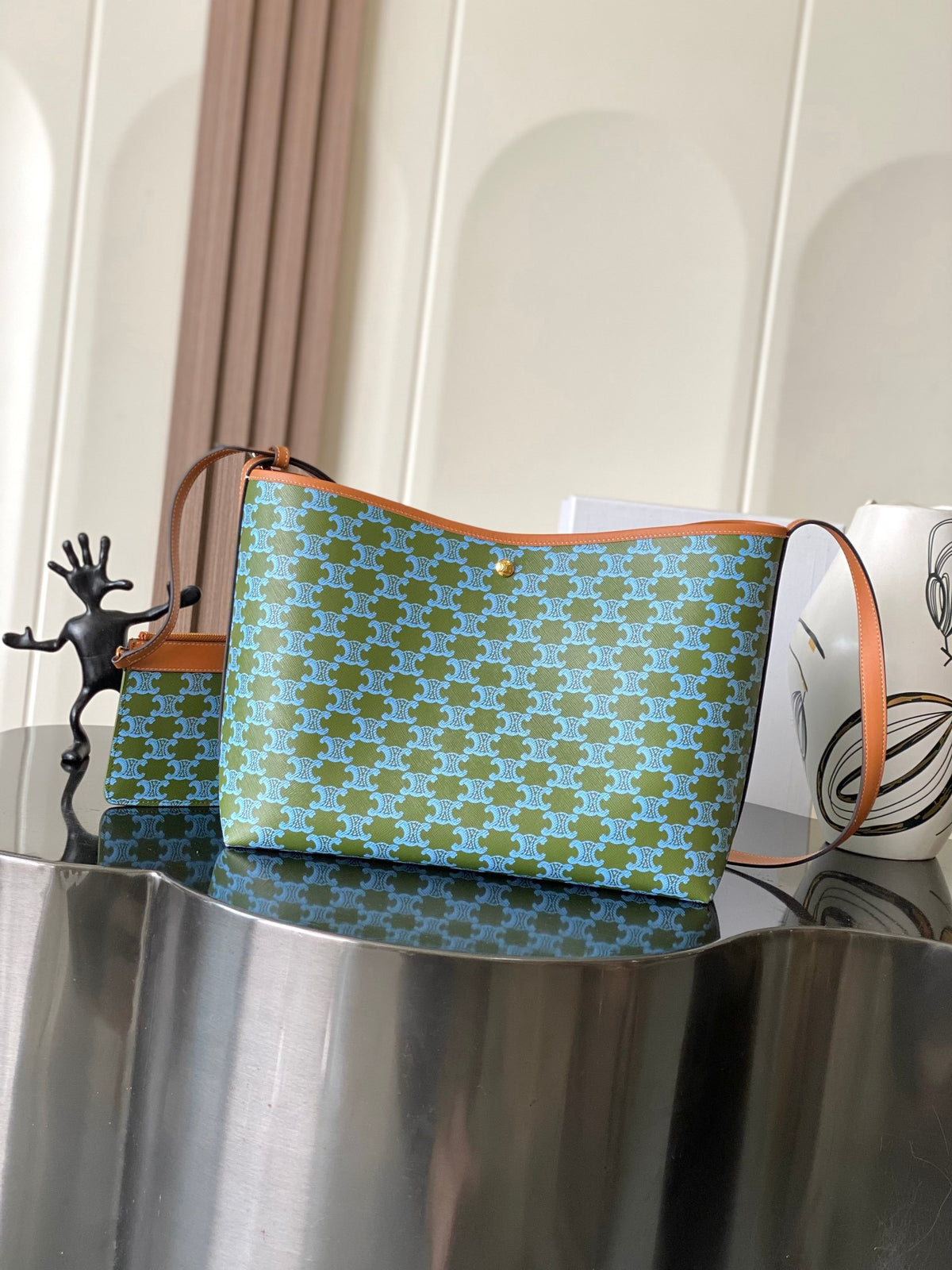 CELINE Monogram Soft Shopper Bag