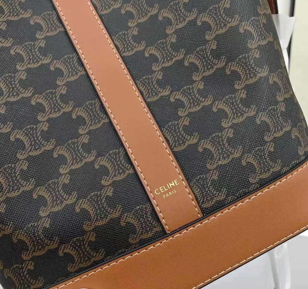 CELINE Bucket Bag in Brown