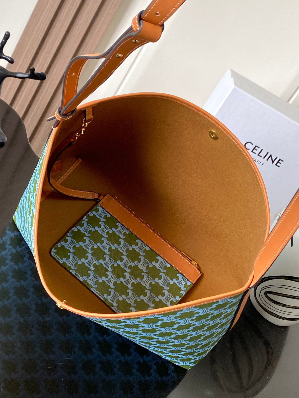 CELINE Monogram Soft Shopper Bag