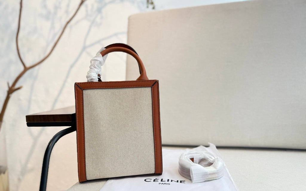 CELINE Mini Tote Bag in Beige