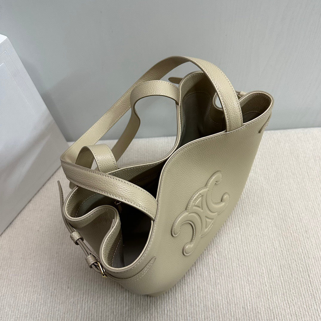 CELINE Small Cabas Anaïs Tote Bag in Apricot