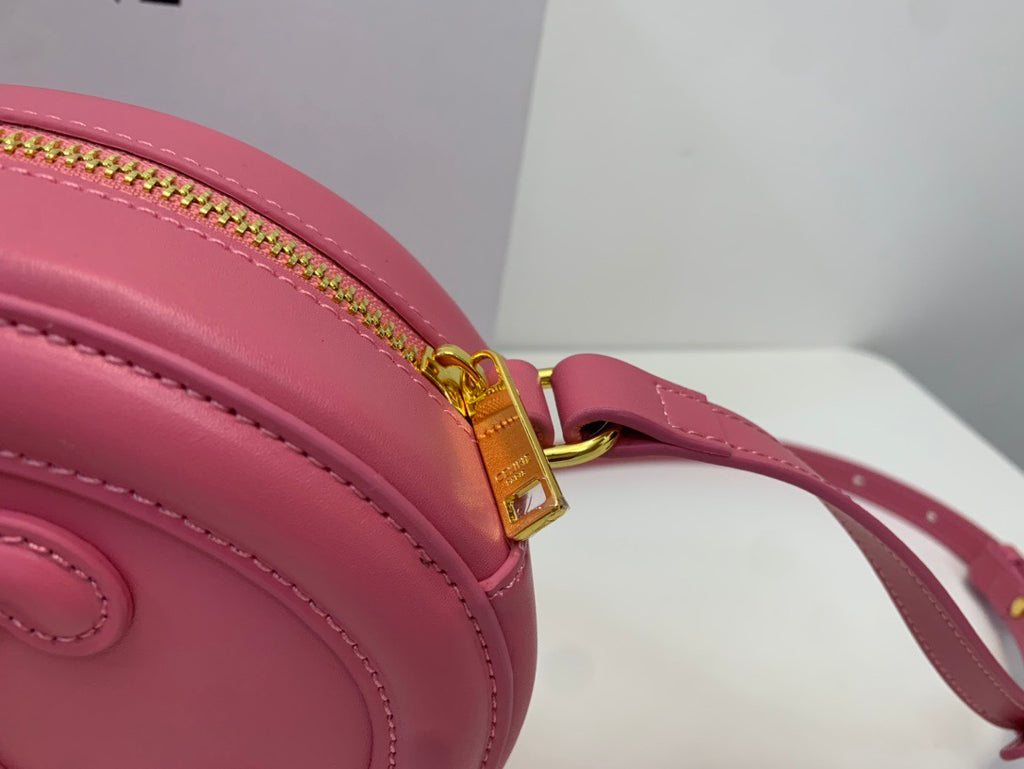 CELINE Pig Nose Mooncake Bag in Pink