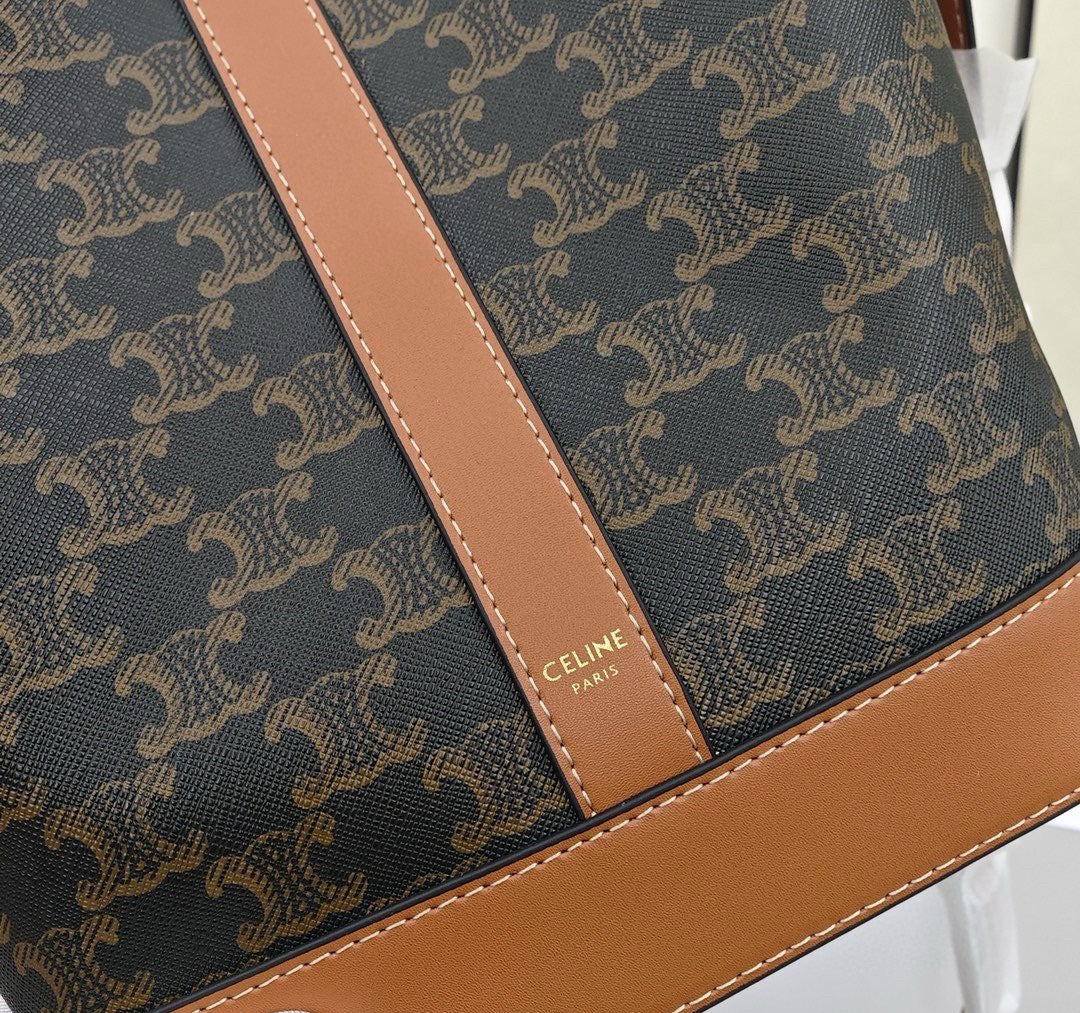 Celine Brown Bucket Bag