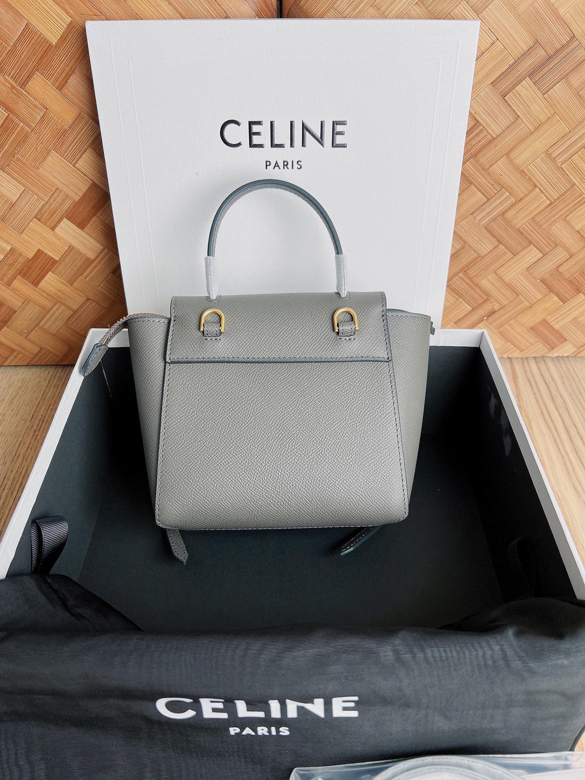 CELINE Belt Bag in Grained Cowhide Leather