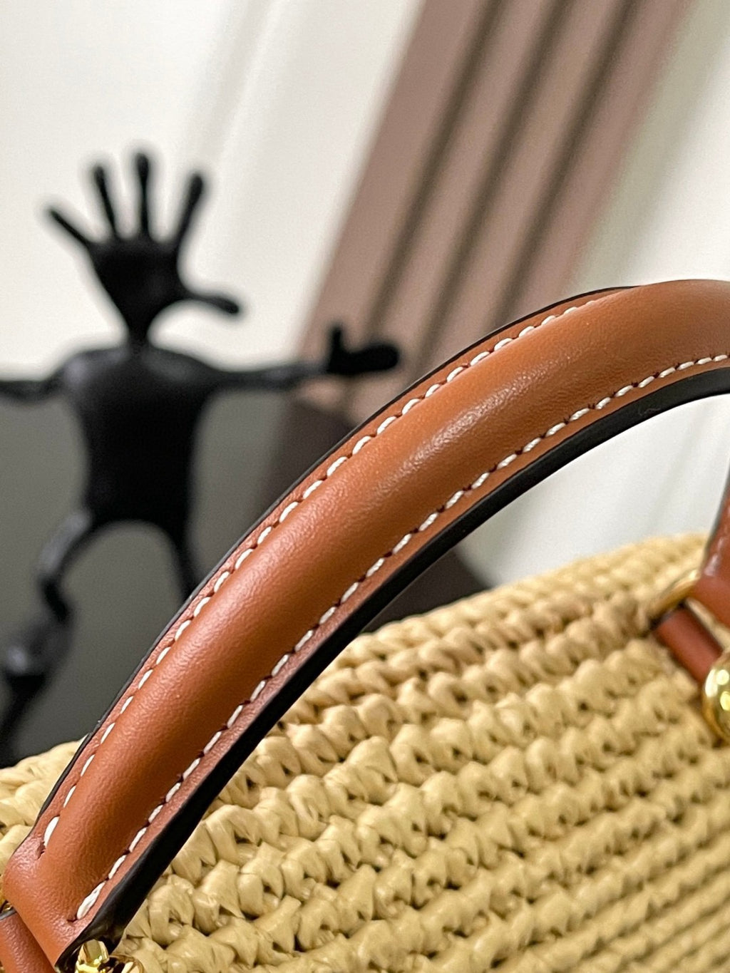 CELINE Teen Nino Woven Handbag