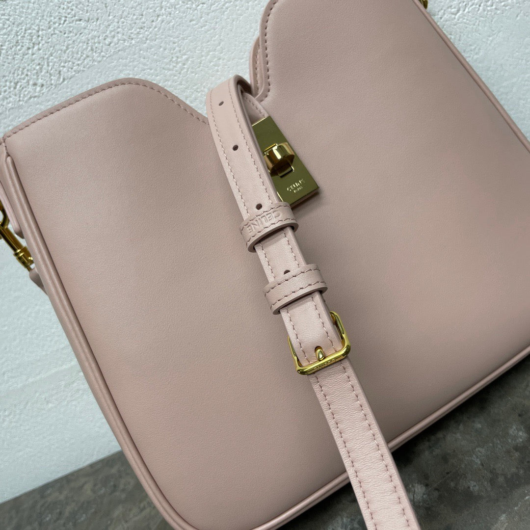 CELINE Camille Soft Calfskin Bag in Pink