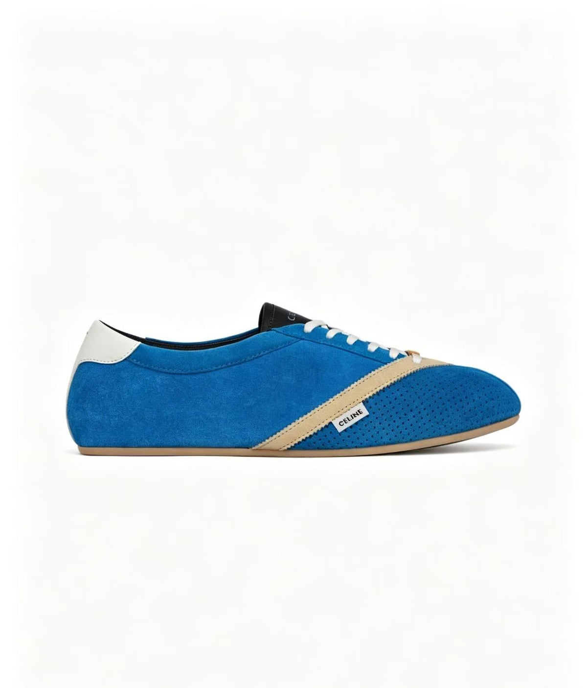 CELINE THE FLAT Men's Hollow Lace-Up Low-Top Casual Shoes | Blue | EU 39-46