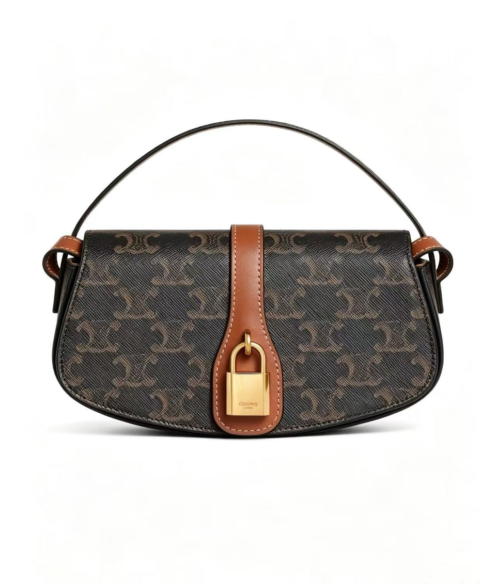 CELINE Padlock Bag in Brown