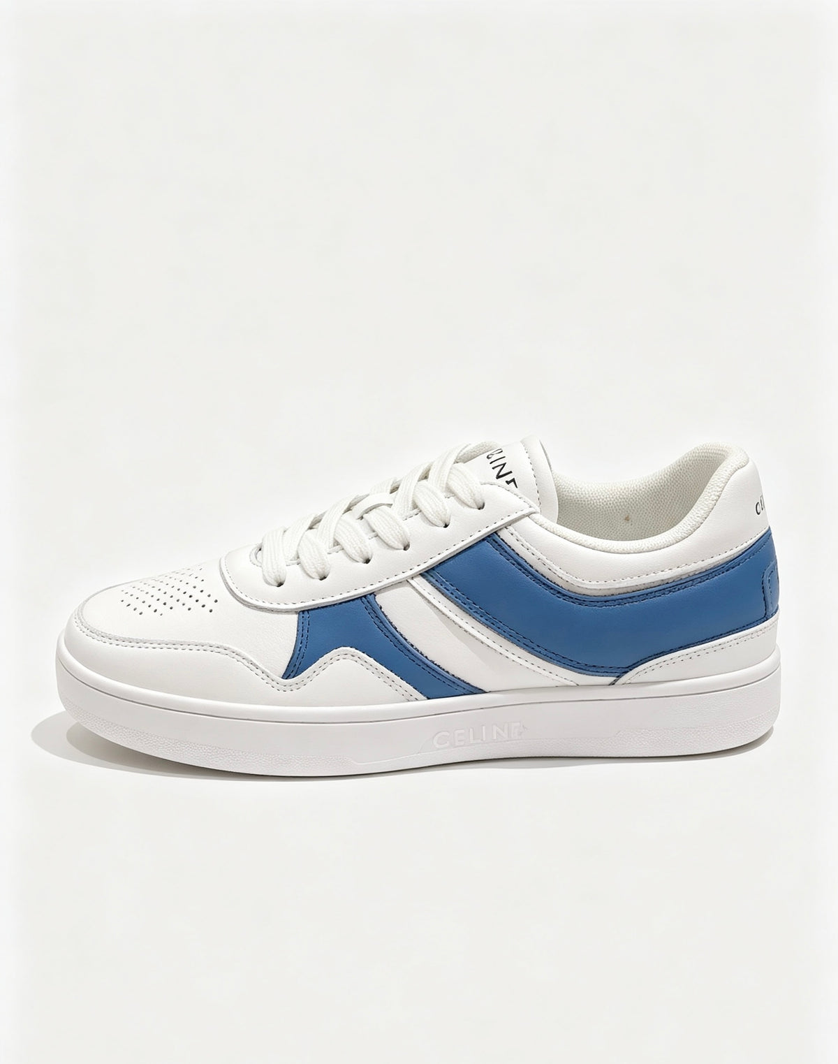 Celine White & Blue Unisex Platform Sneakers – Sizes 35–44