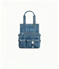 CELINE Blue Denim Tote Bag