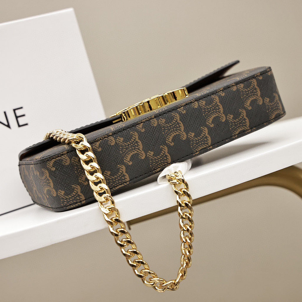 Celine Tan Chain Shoulder Bag