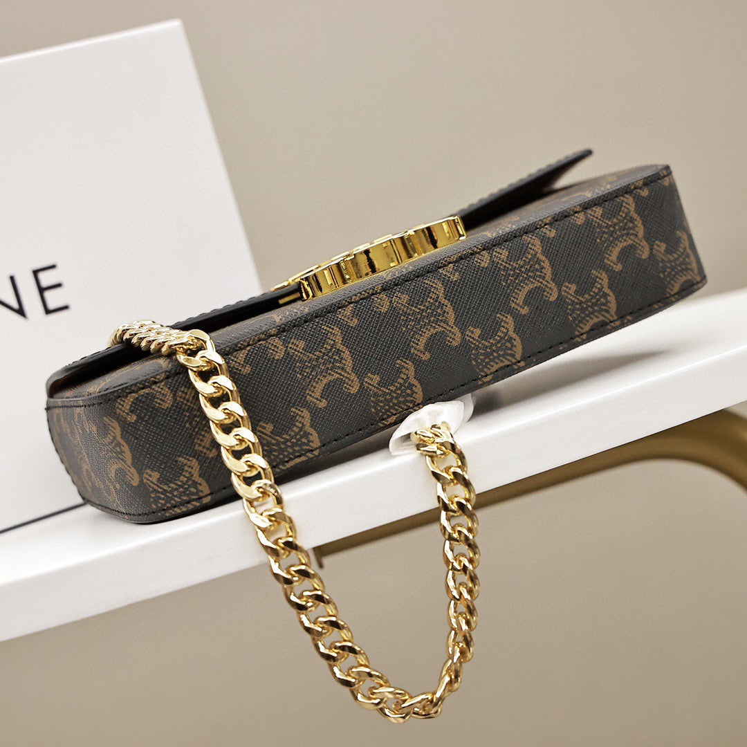 Celine Tan Chain Shoulder Bag