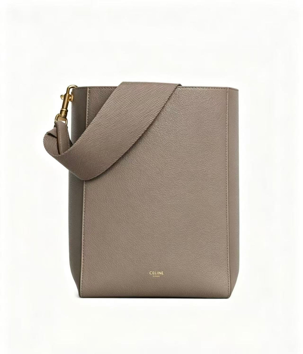 CELINE Beige Tote Bucket Bag