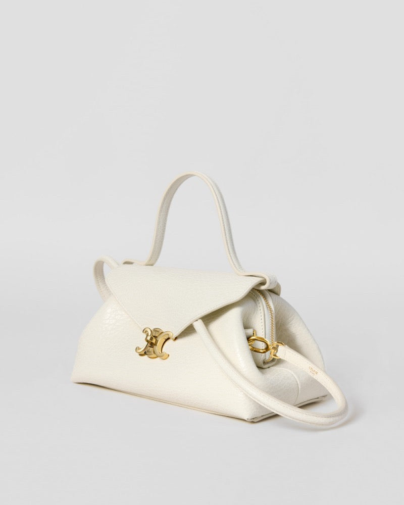 CELINE Flair Small Bag in White