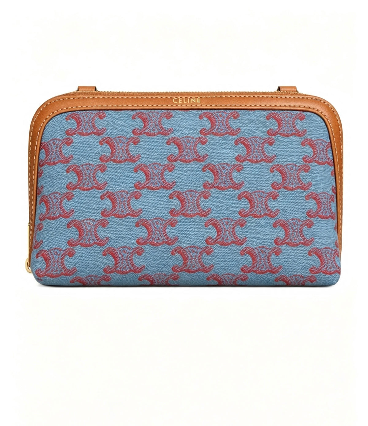 CELINE Triomphe Bag in Reddish Brown
