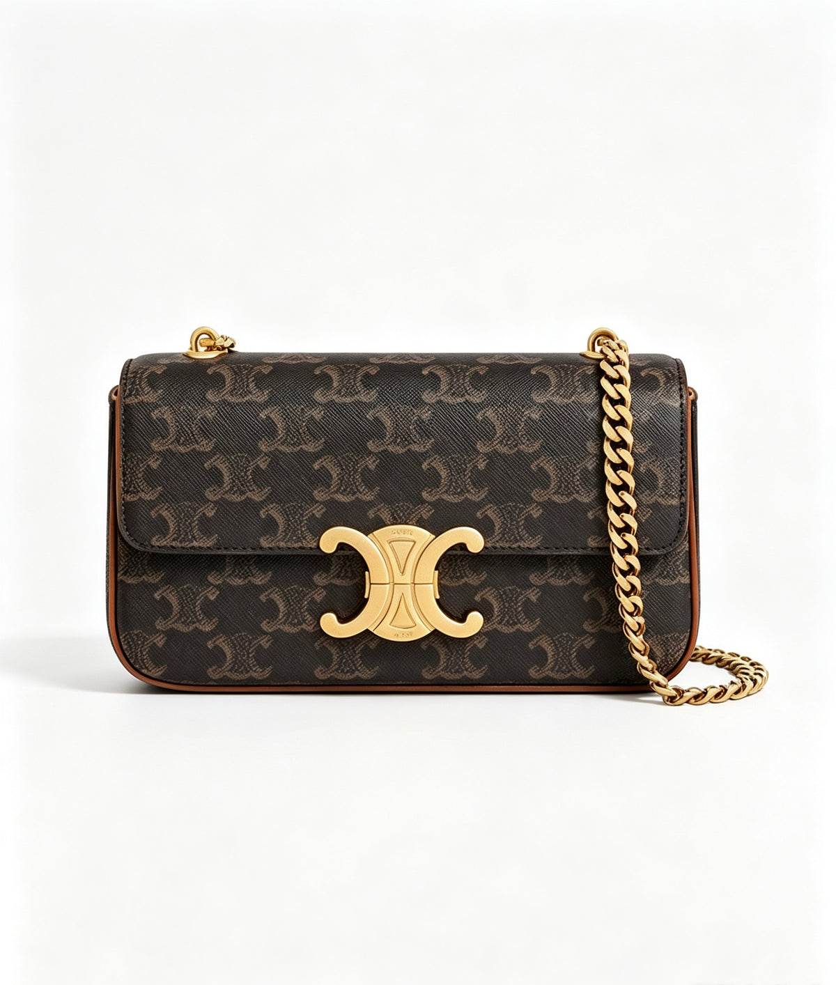 Celine Tan Chain Shoulder Bag