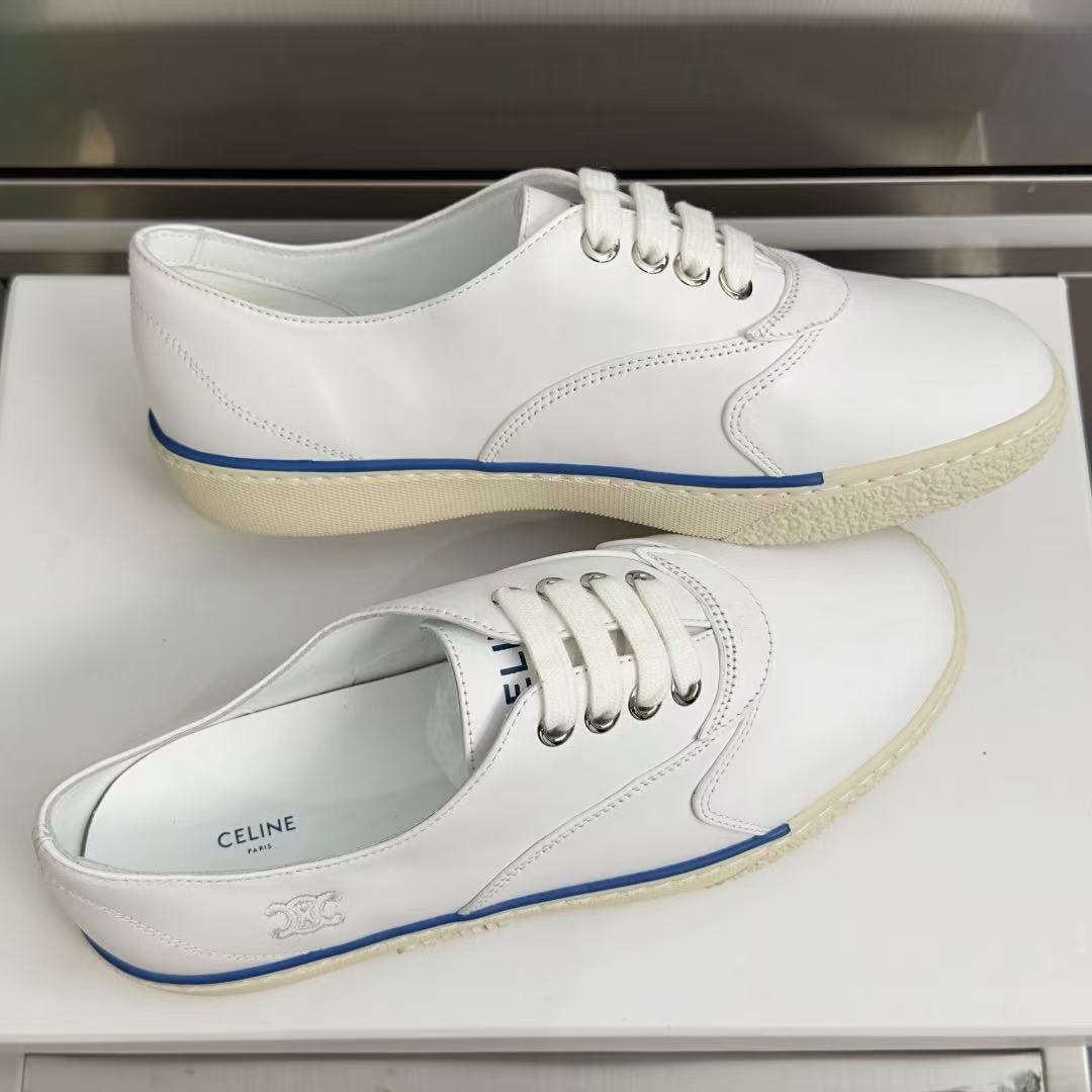 CELINE Alan Casual Sneakers — White
