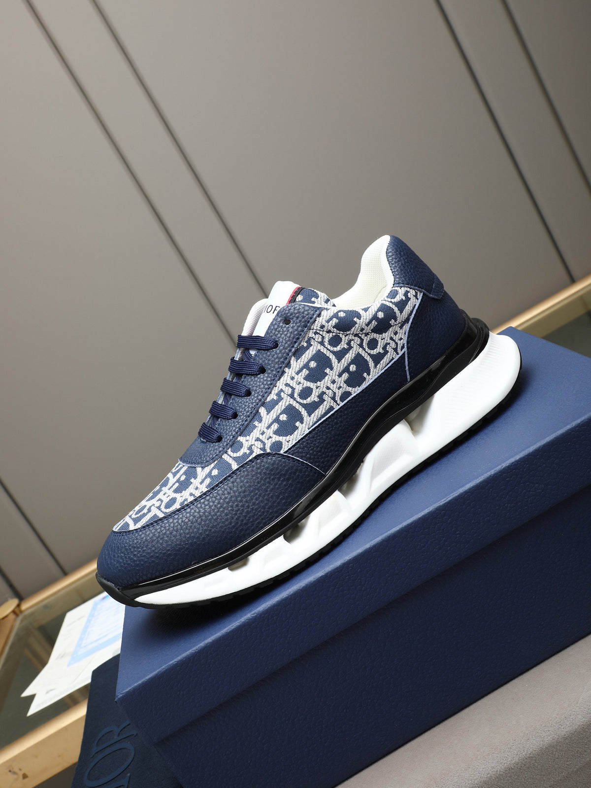 Dior Oblique Jacquard Canvas Sneakers