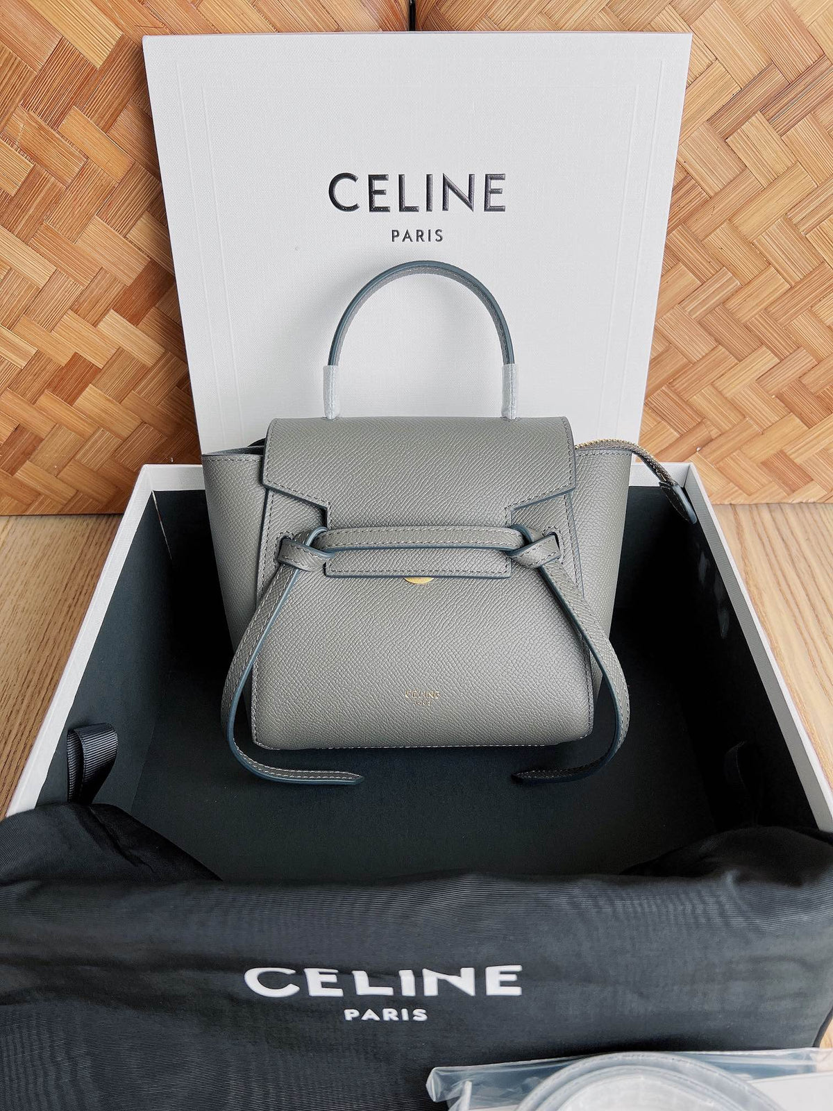 CELINE Belt Bag in Grained Cowhide Leather