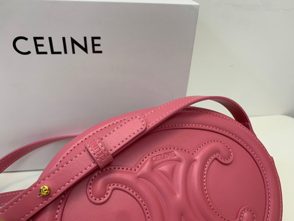 CELINE Pig Nose Mooncake Bag in Pink
