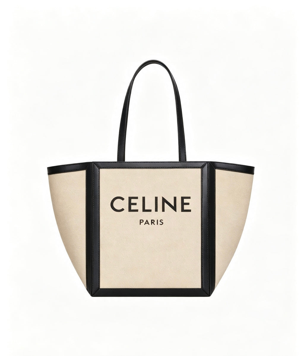 CELINE Cabas Tote Bag in Beige