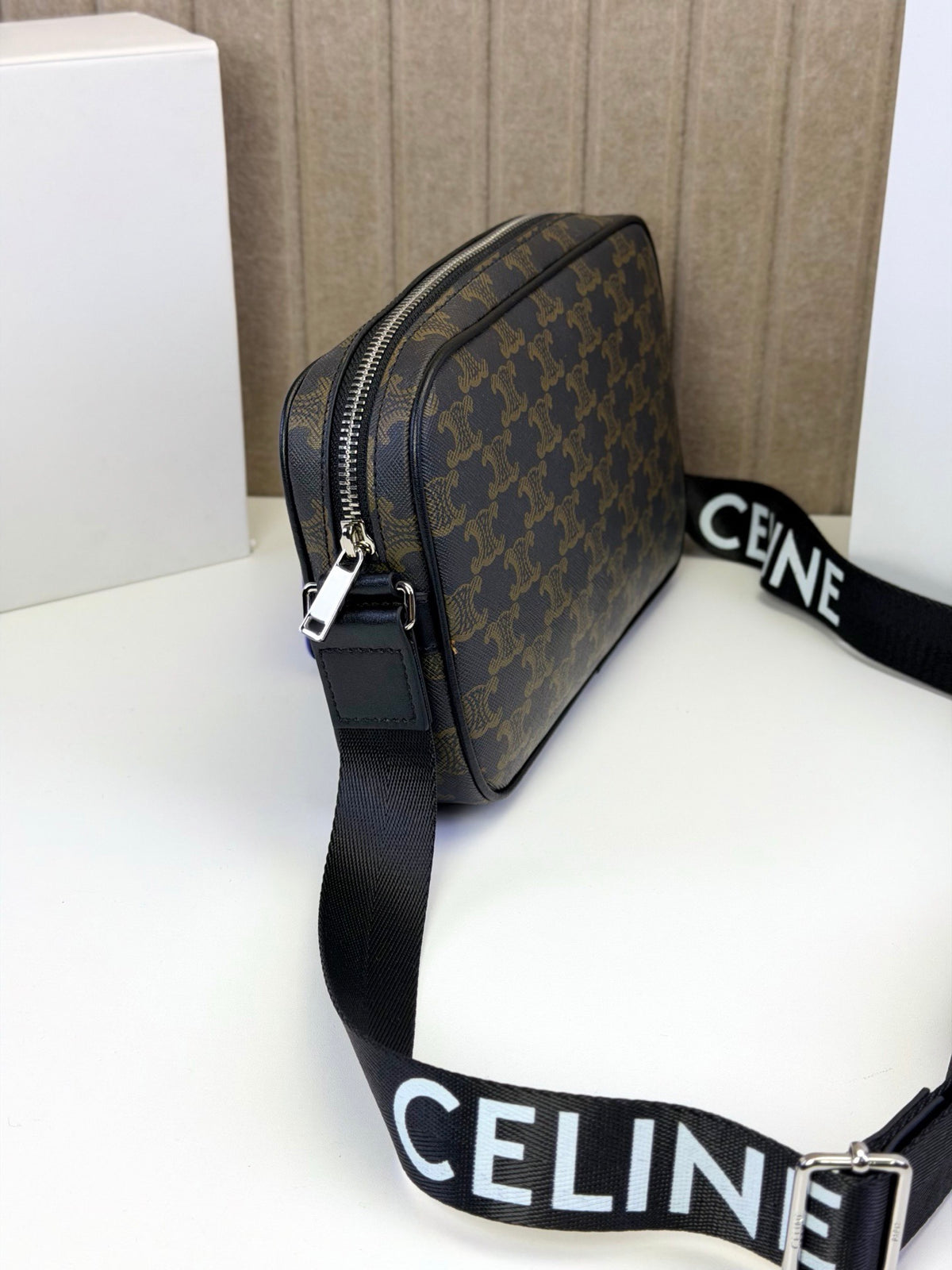 CELINE Arc de Triomphe Bag in Brown