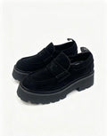 CELINE SS26 Thick-Sole Loafers in Calfskin — Black