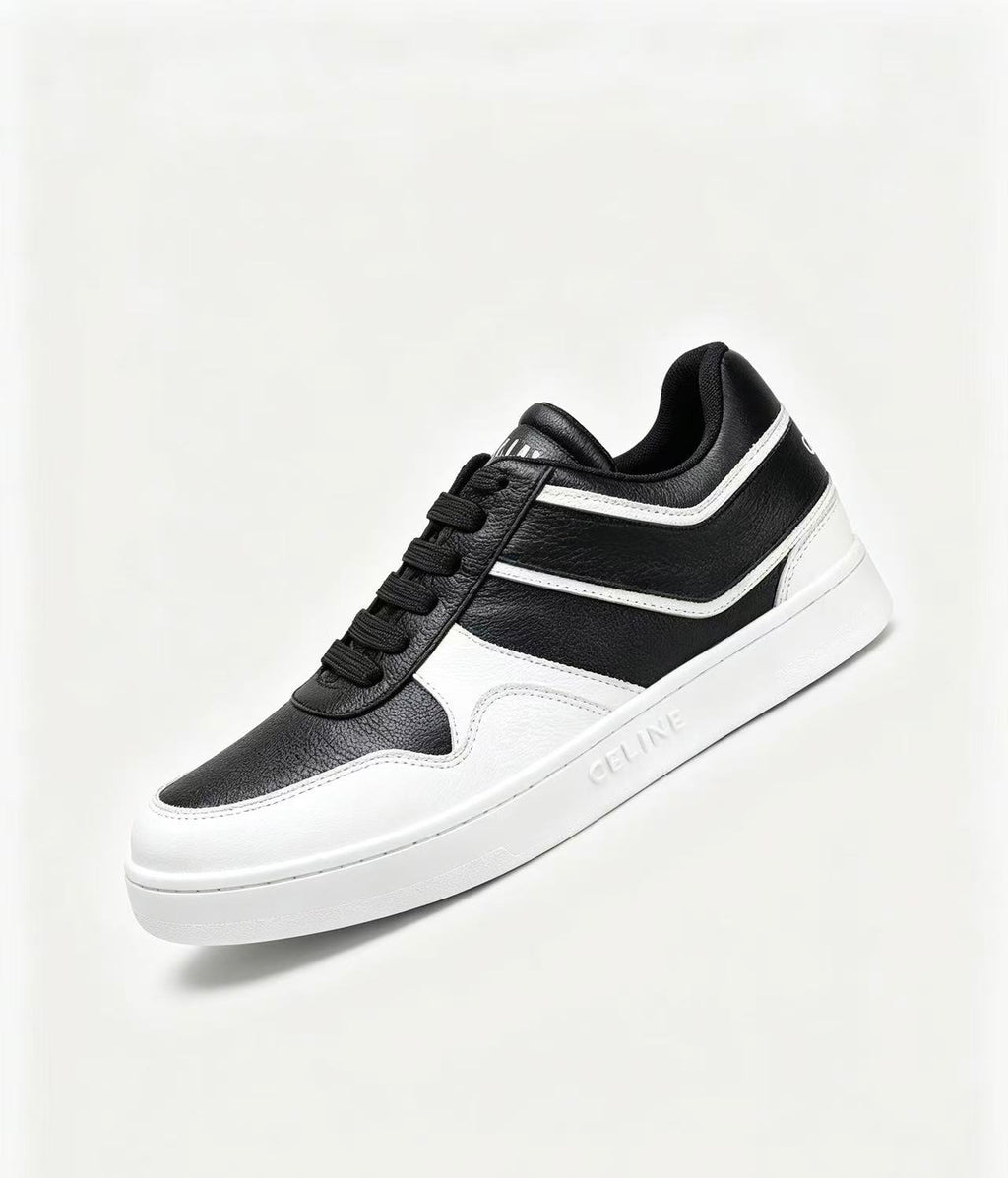 Celine Low-Top White Sneakers with Celine Logo Detail