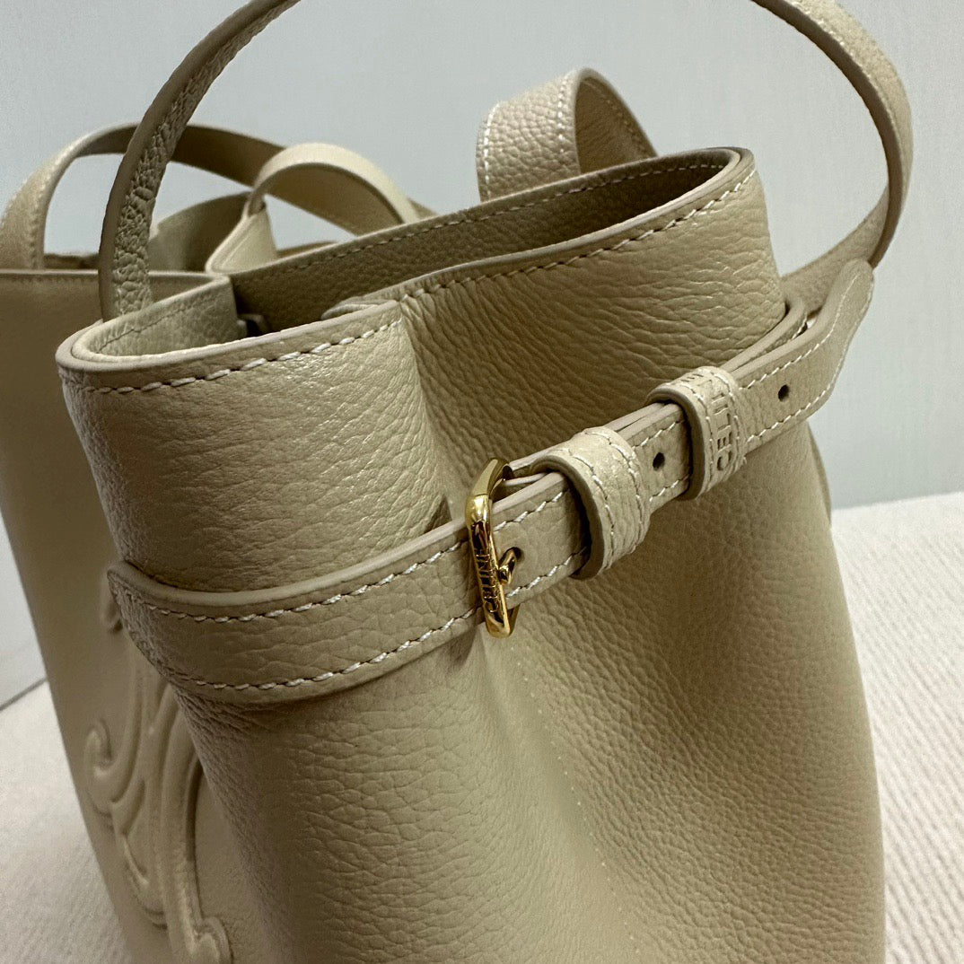 CELINE Small Cabas Anaïs Tote Bag in Apricot