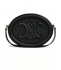 CELINE Pig Nose Mooncake Bag in Black
