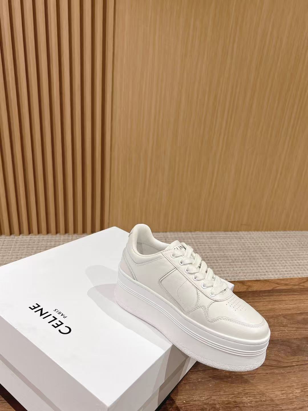 CELINE CT-10 Sneakers — Pure White