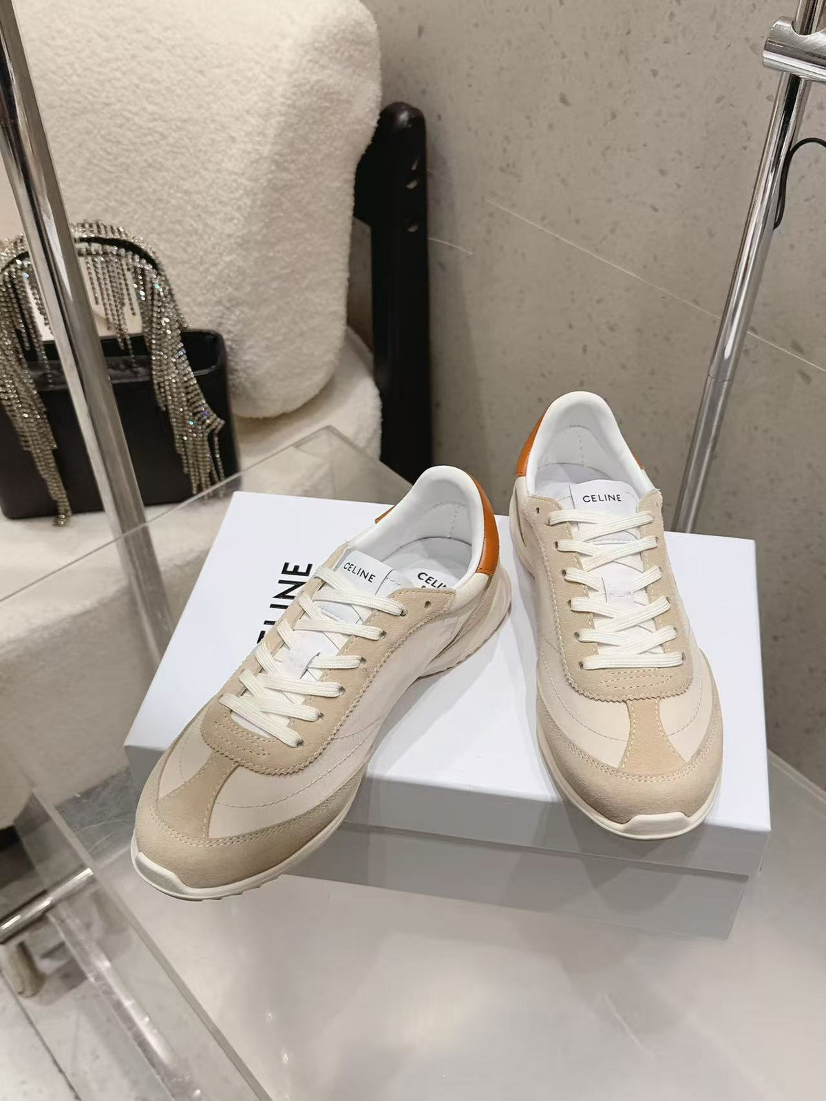 CELINE New Logo Laced Casual Sneakers 36-40