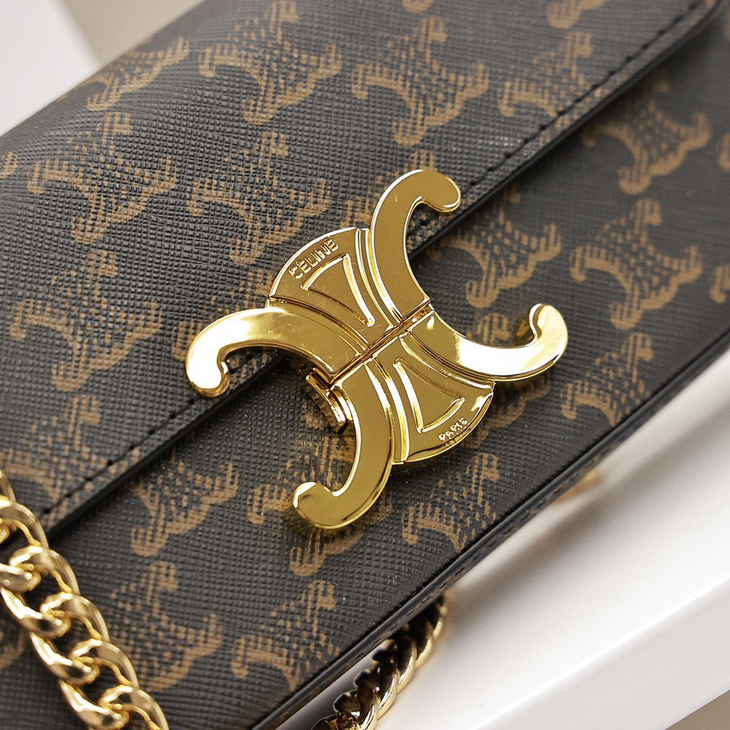 Celine Tan Chain Shoulder Bag
