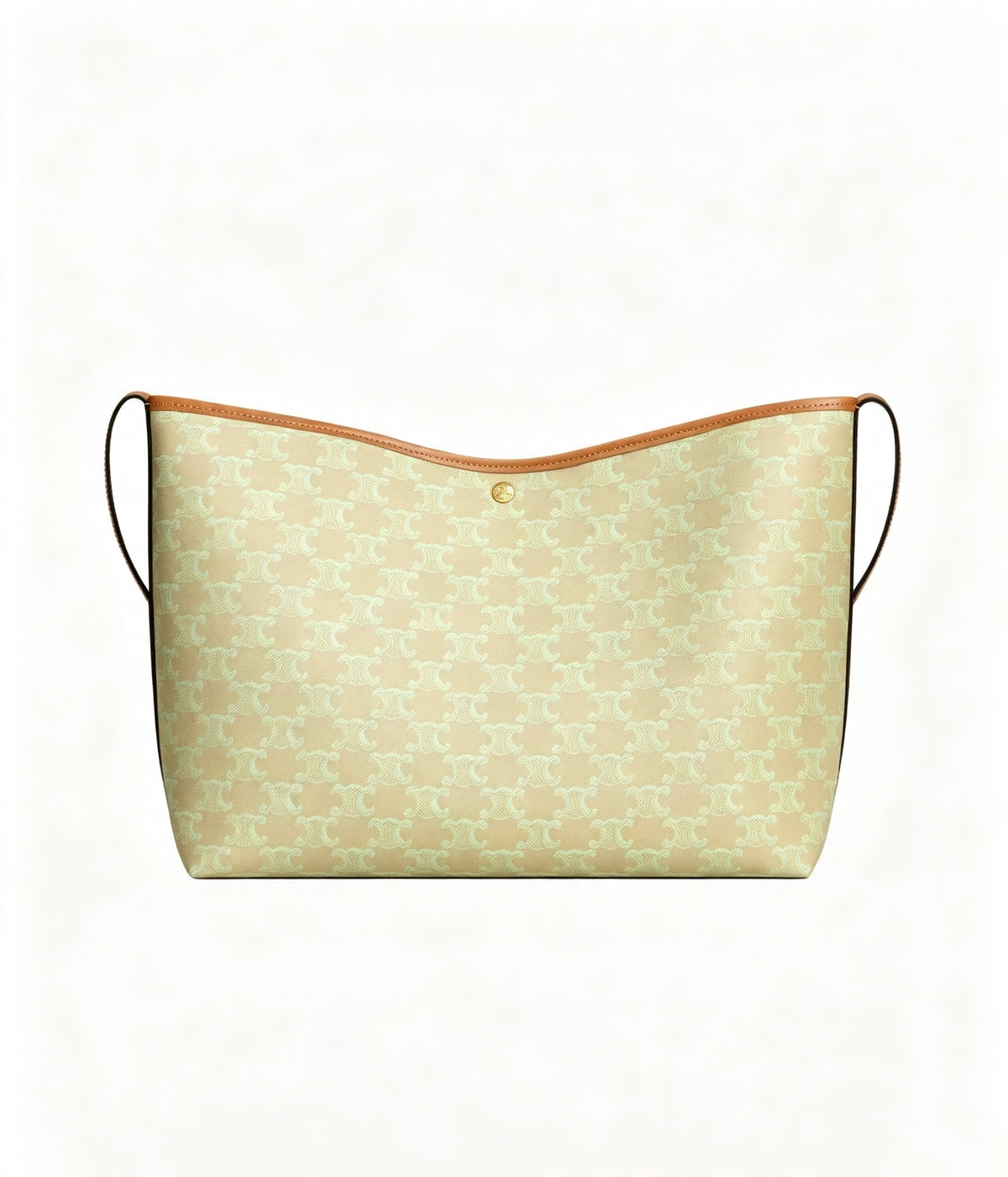 CELINE Monogram Soft Shopper Bag in Beige