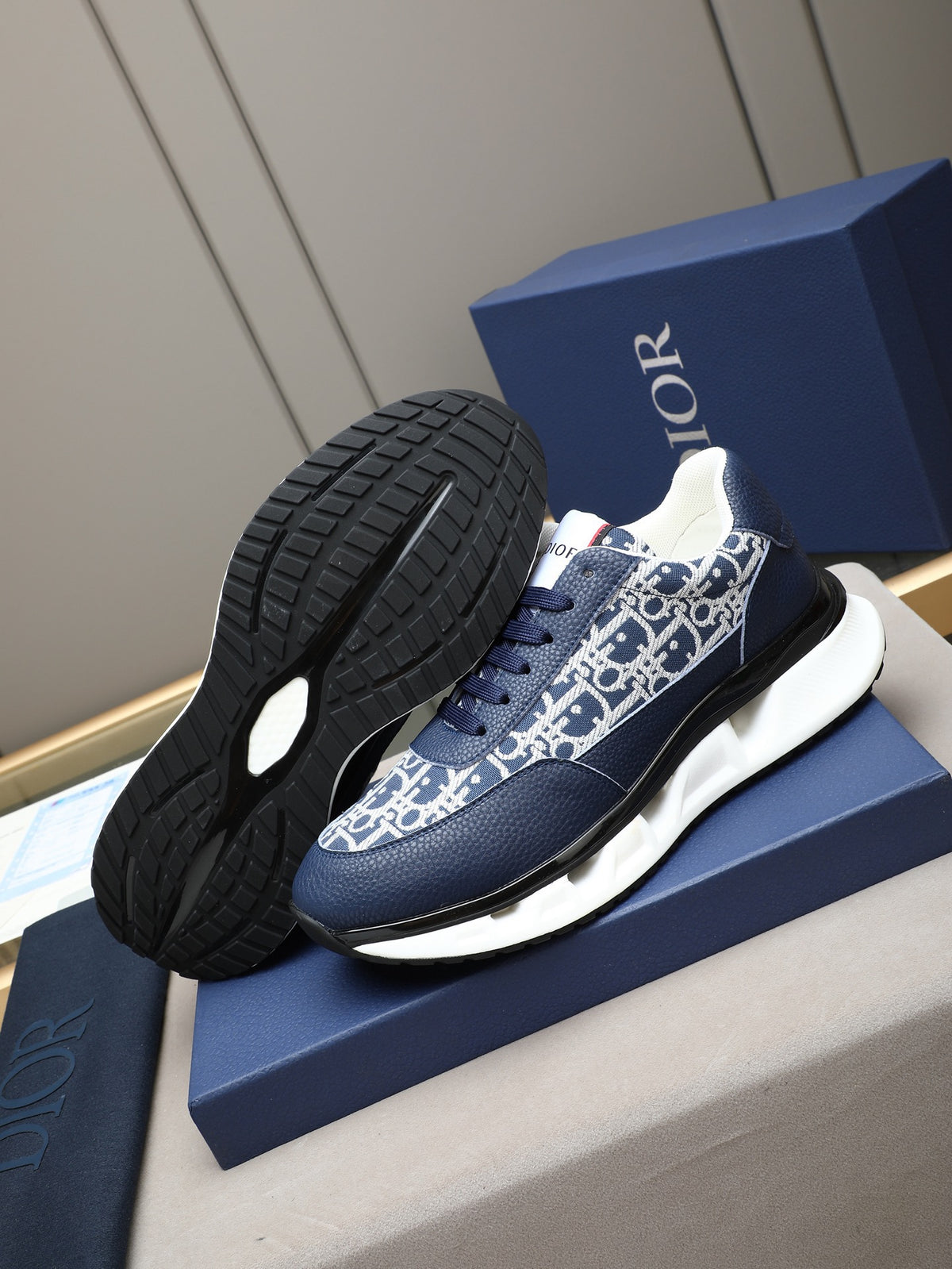 Dior Oblique Jacquard Canvas Sneakers
