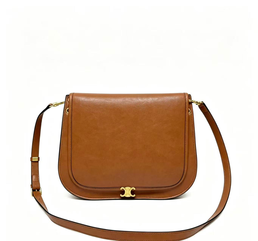 CELINE Triomphe Besace Bag in Brown
