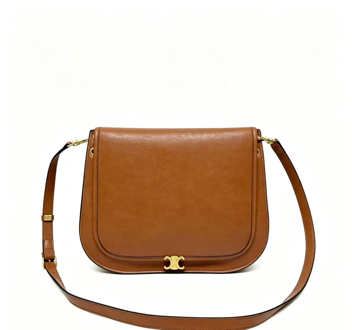 CELINE Triomphe Besace Bag in Brown