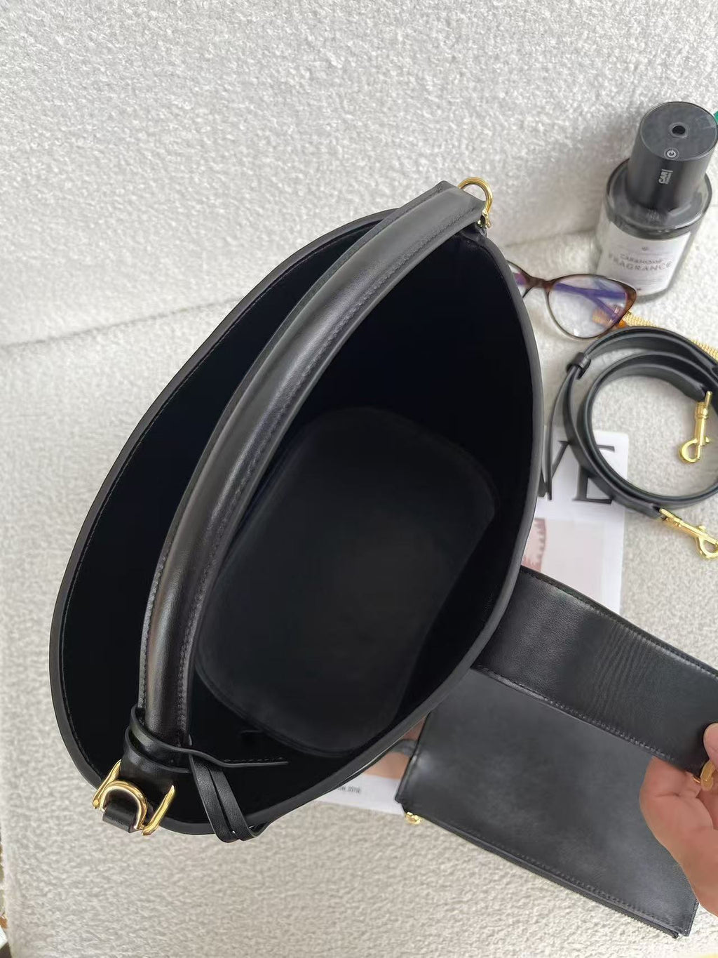 CELINE Bucket Bag in Black