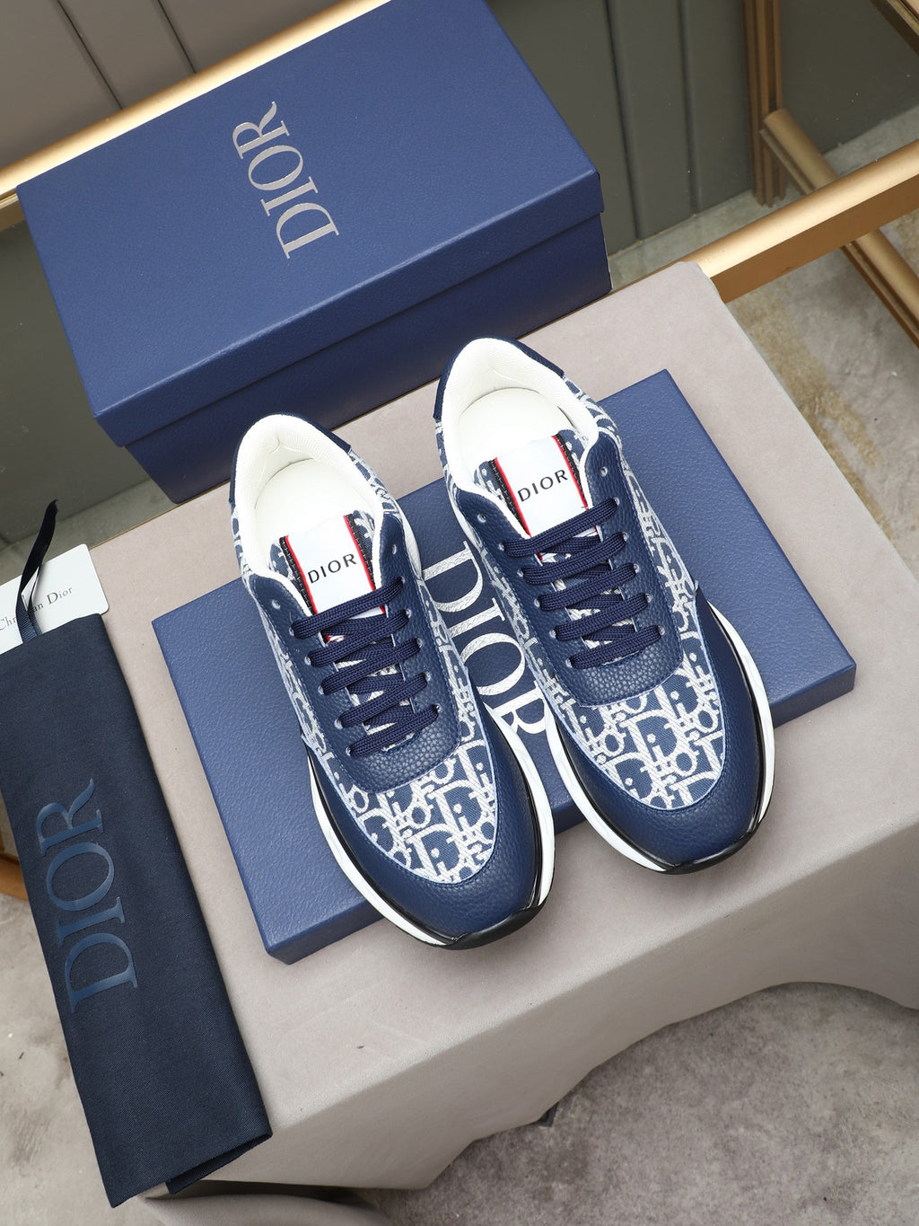 Dior Oblique Jacquard Canvas Sneakers