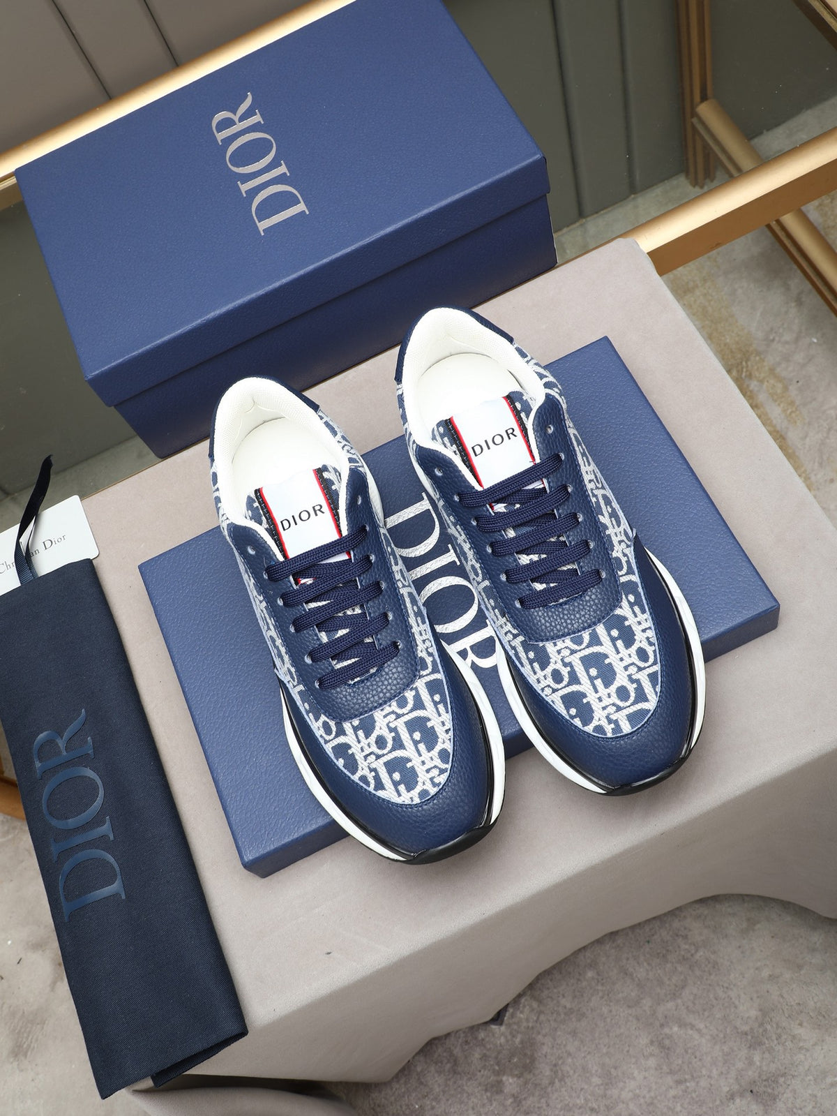 Dior Oblique Jacquard Canvas Sneakers