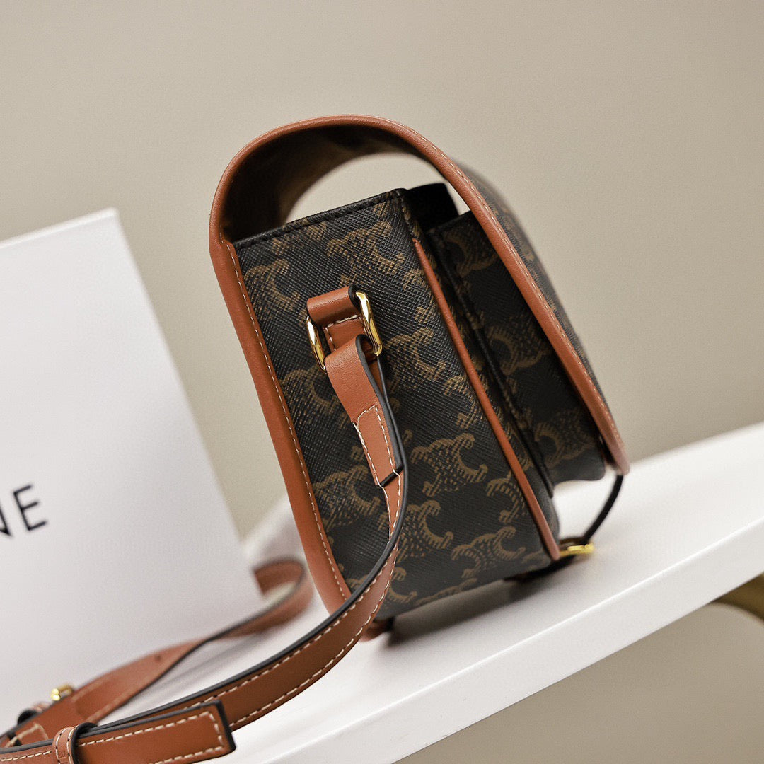 Celine Monogram Saddle Bag