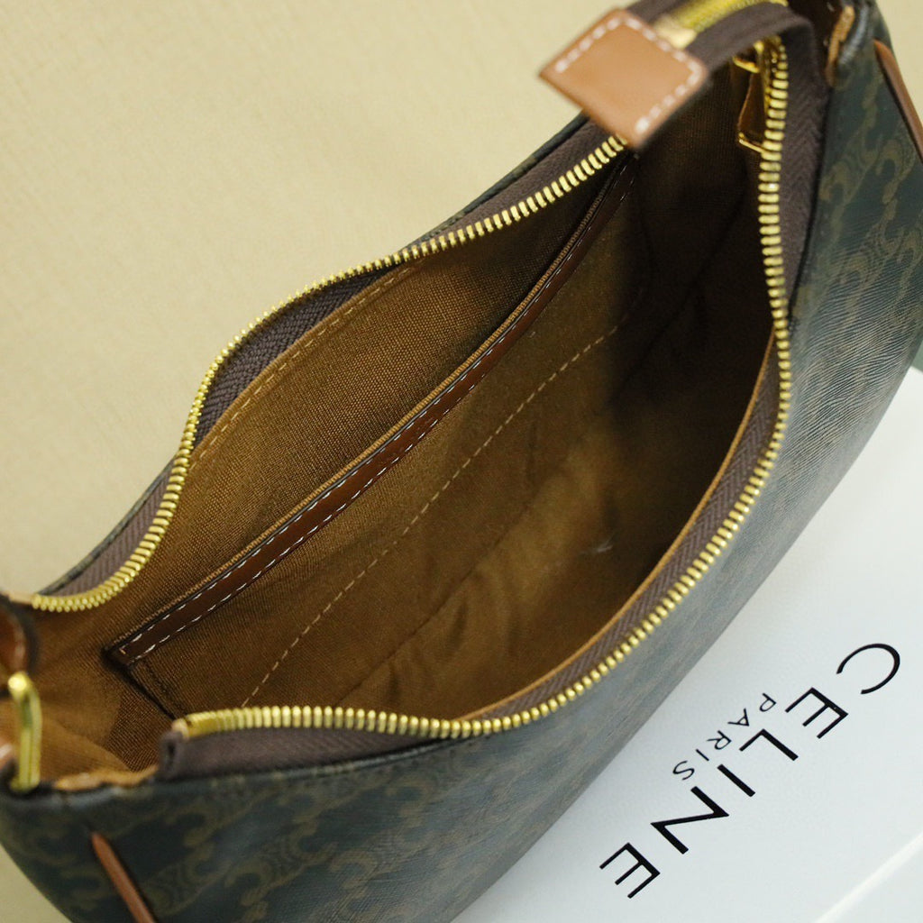 CELINE Classic Ava Shoulder Bag — Leather | Brown