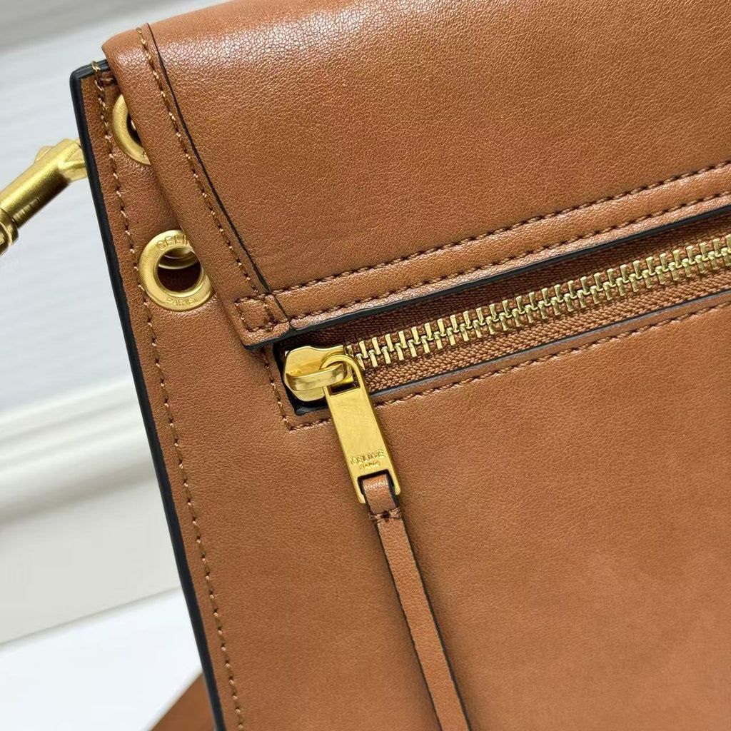 CELINE Triomphe Besace Bag in Brown